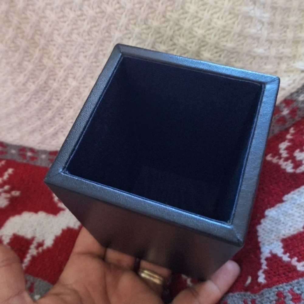 Tiffany & Co spain leather pen cup